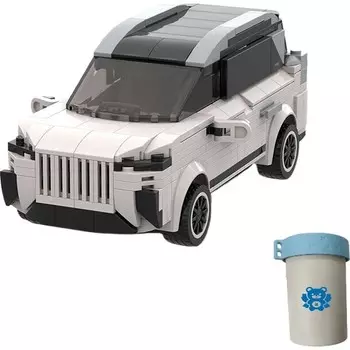 Конструктор пластиковый Brave Bull Модель игрушечного автомобиля, 383 детали