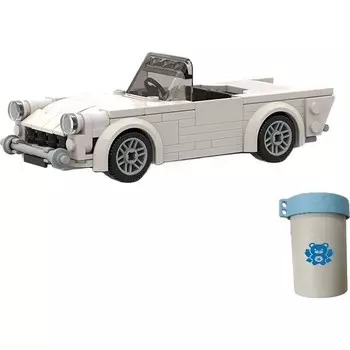Конструктор пластиковый Brave Bull Модель игрушечного автомобиля, 157 деталей