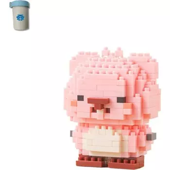 Конструктор пластиковый Brave Bull Мультяшные герои, розовый / бордовый