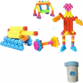 Конструктор пластиковый Brave Bull Строительные блоки