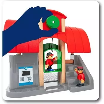 Конструктор пластиковый Brio Станция