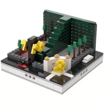 Конструктор пластиковый Buildmoc Кофейня, 413 деталей