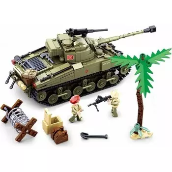 Конструктор пластиковый Buildmoc Военные действия, 790 деталей