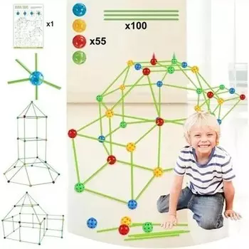 Конструктор пластиковый Carino Форт, 155 деталей