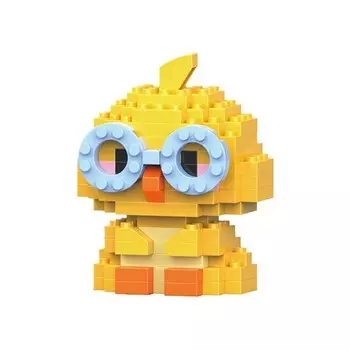 Конструктор пластиковый Charlotte Цыпленок в очках