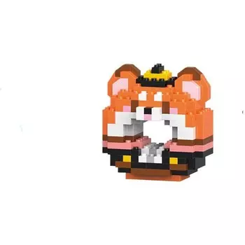 Конструктор пластиковый Charlotte Donut, оранжевый