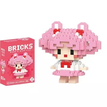 Конструктор пластиковый Charlotte Donut Sailor Moon, розовый