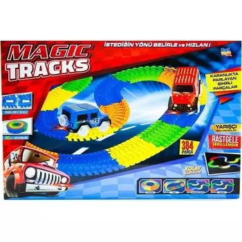 Конструктор пластиковый Cimcime Oyuncak Magic Tracks, 384 предмета
