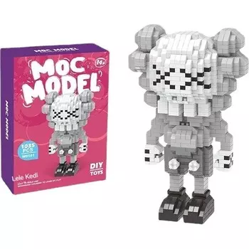 Конструктор пластиковый Dlloer Building Age Фигурка, серый