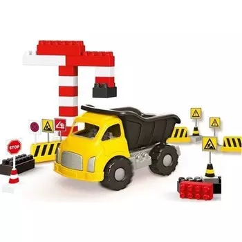 Конструктор пластиковый Dolu Jumbo Трактор, 40 деталей