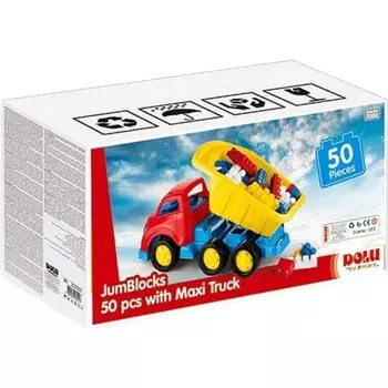 Конструктор пластиковый Dolu Oyuncak Грузовик, 50 деталей
