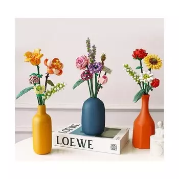 Конструктор пластиковый Dsummer Букет цветов 3-в-1