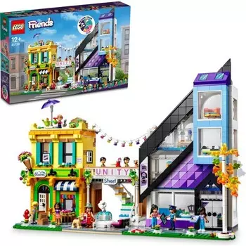 Конструктор пластиковый Friends Lego Магазины цветов, 2010 деталей