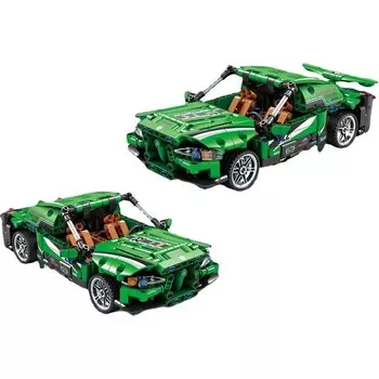 Конструктор пластиковый Gbl Комплект машинок, зеленый
