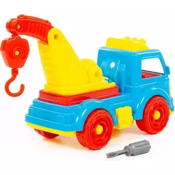 Конструктор пластиковый Grup Машинка, 38 деталей