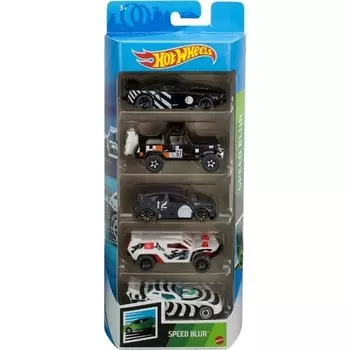Конструктор пластиковый Hot Wheels Speed Blur, 5 предметов