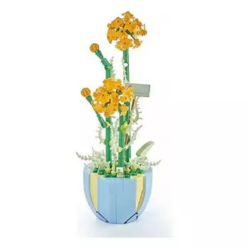 Конструктор пластиковый Icclek Хризантемы, 329 деталей