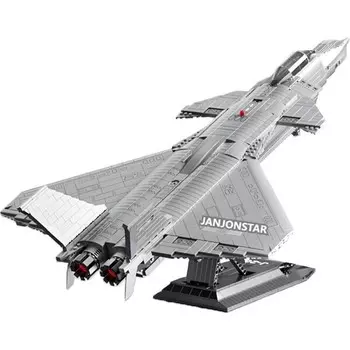 Конструктор пластиковый JanjonStar Истребитель невидимка, 1411 деталь