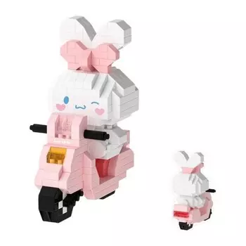 Конструктор пластиковый Jea Love Bike Розовый ушастик, 347 деталей