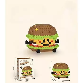 Конструктор пластиковый Jea Love Большой бургер