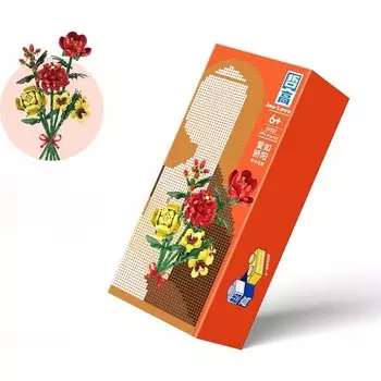 Конструктор пластиковый Jea Love Букет цветов, 494 детали