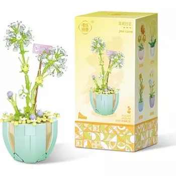 Конструктор пластиковый Jea Love Цветы, 269 гранул