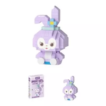 Конструктор пластиковый Jea Love Demi Мини Кролик, фиолетовый