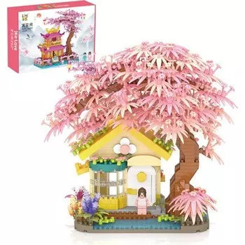 Конструктор пластиковый Jea Love Дерево желаний, розовый