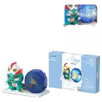 Конструктор пластиковый Jea Love Дракон с шаром, 1000 деталей