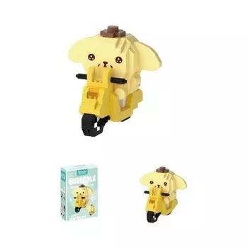 Конструктор пластиковый Jea Love Фигурка на велосипеде, 357 деталей