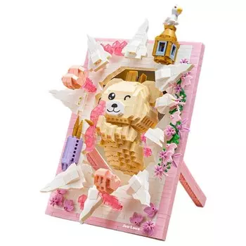 Конструктор пластиковый Jea Love Фоторамка Купидон, 1543 детали