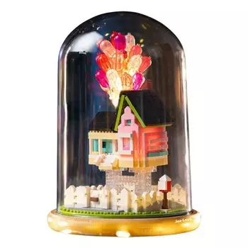 Конструктор пластиковый Jea Love Летающий дом в колбе, 1243 детали