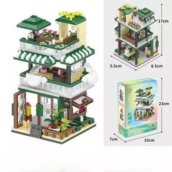 Конструктор пластиковый Jea Love Магазин кофе, 1020 деталей