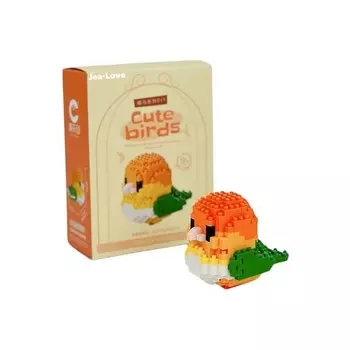 Конструктор пластиковый Jea Love Птица оранжевая, 234 детали