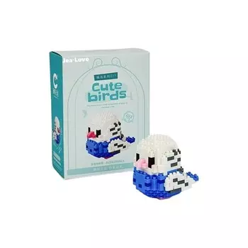 Конструктор пластиковый Jea Love Птица синяя, 253 детали
