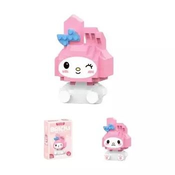 Конструктор пластиковый Jea Love, розовый / белый