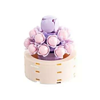 Конструктор пластиковый Jea Love Суккулентные растения в горшке, 94 детали