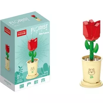 Конструктор пластиковый Jea Love Вечный цветок