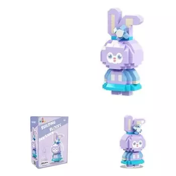 Конструктор пластиковый Jea Love Зайка, 255 деталей