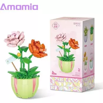 Конструктор пластиковый Jelang Цветок