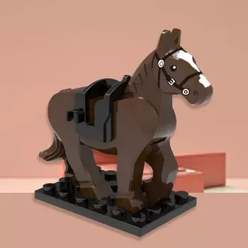 Конструктор пластиковый Jelang Конь