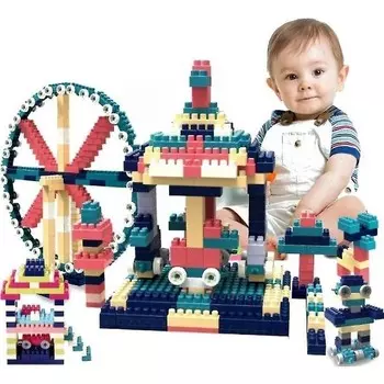 Конструктор пластиковый Jessieyou Mall Строительные блоки