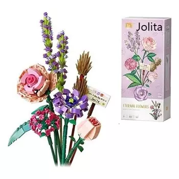 Конструктор пластиковый Jolita Вечные цветы, 547 деталей