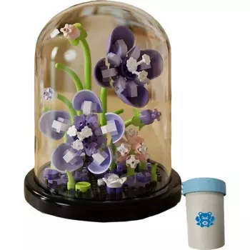 Конструктор пластиковый Kungfu Panda Букет под куполом, фиолетовый