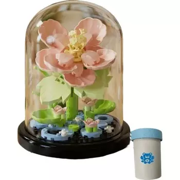 Конструктор пластиковый Kungfu Panda Букет под куполом, розовый