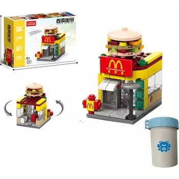 Конструктор пластиковый Kungfu Panda Бургерная