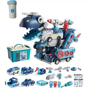 Конструктор пластиковый Kungfu Panda Динозавр на магнитах, 40 предметов