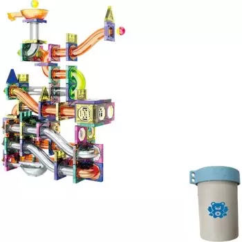 Конструктор пластиковый Kungfu Panda Магнитные строительные блоки, 206 деталей