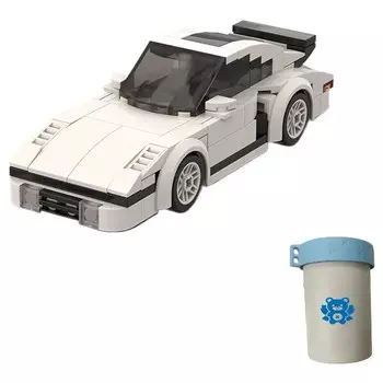 Конструктор пластиковый Kungfu Panda Модель игрушечного автомобиля, 169 деталей