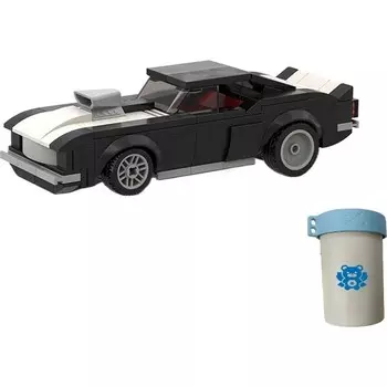 Конструктор пластиковый Kungfu Panda Модель игрушечного автомобиля, 182 детали